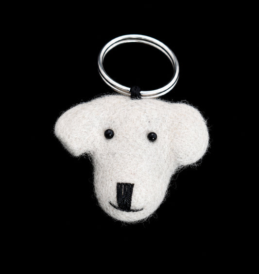 Felt Dog Keyring