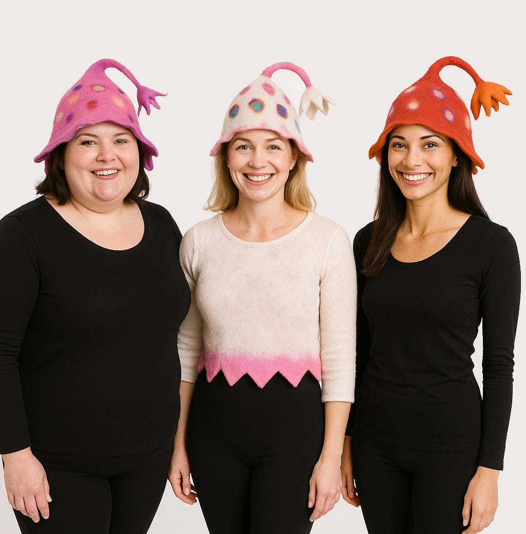 Felt Hat - Flower Pixie