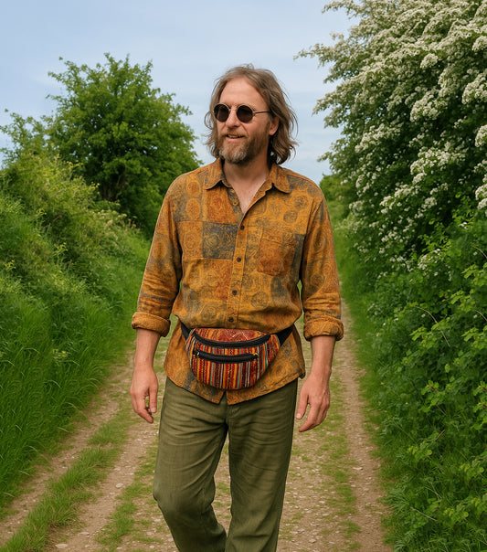 Gheri Woven Cotton Bum Bag