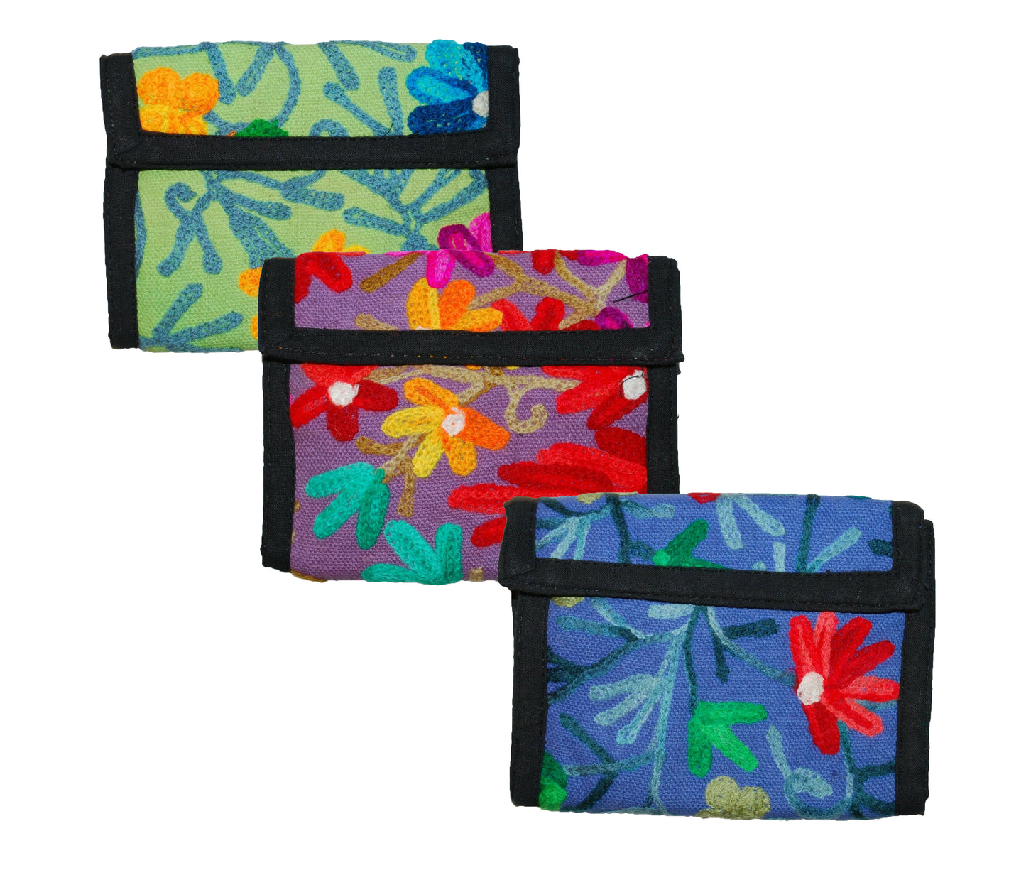 Kashmiri Cotton Embroidered Wallet