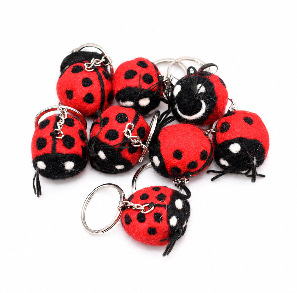 Felt Ladybird Keyring