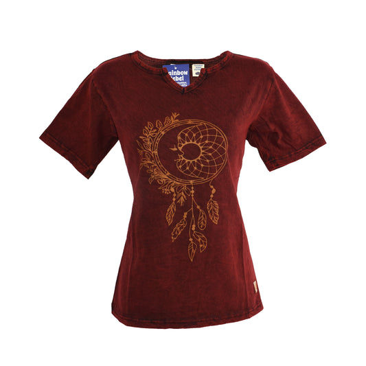 Moon Dreamcatcher Print Top