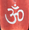 Painted Om Ash Catcher