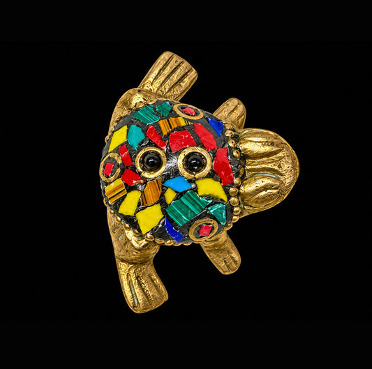 Brass Incense Holder - Frog