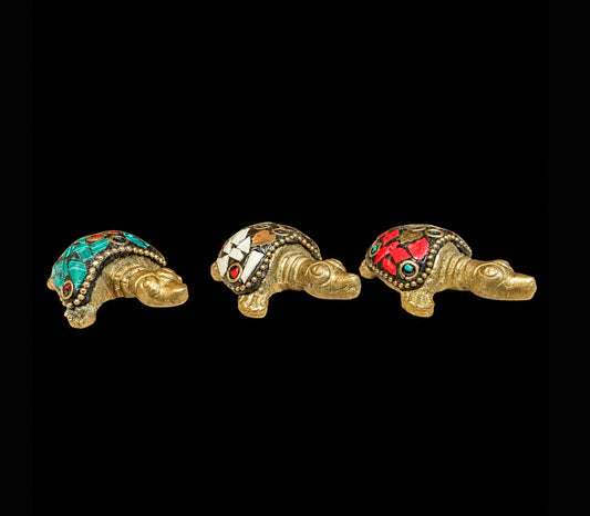 Brass Incense Holder - Turtle