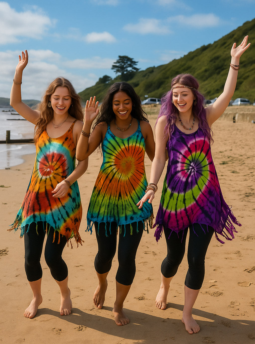 Tie Dye Strappy Top