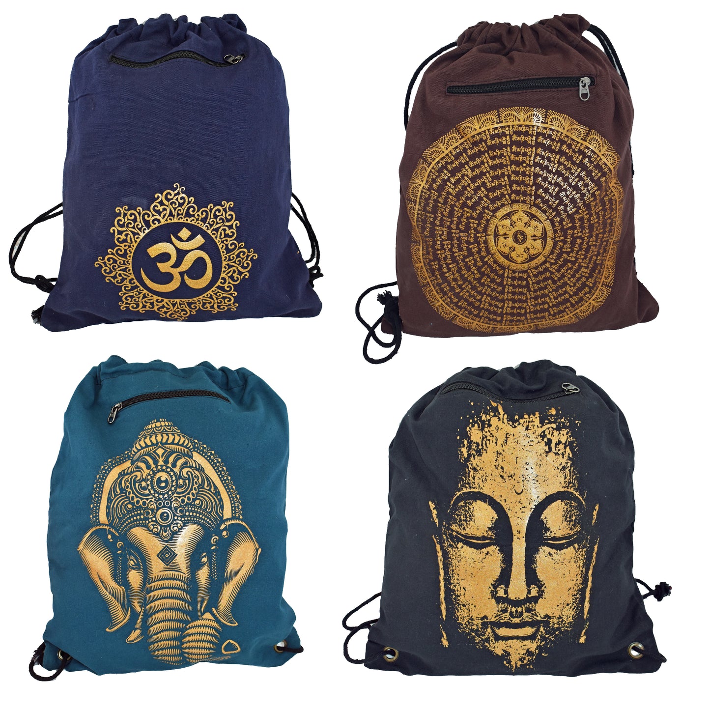 Printed Drawstring Bag