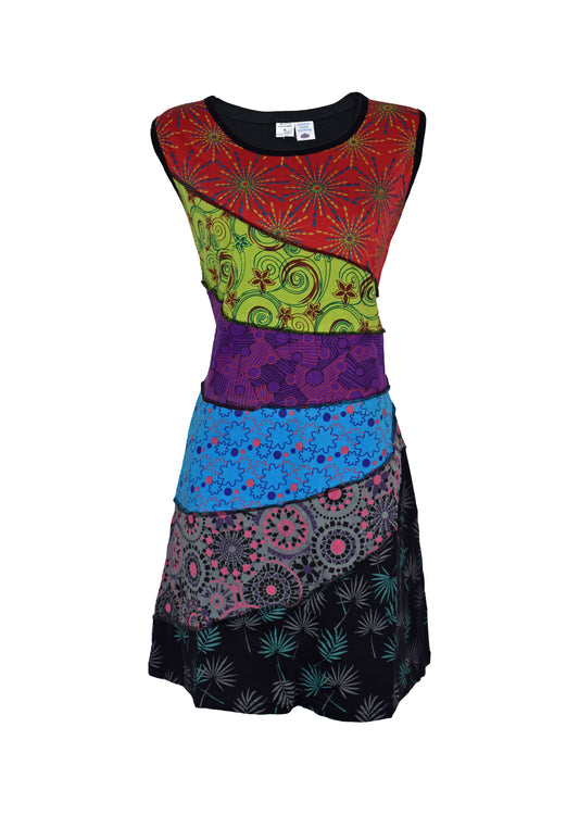 Rainbow Cotton Dress