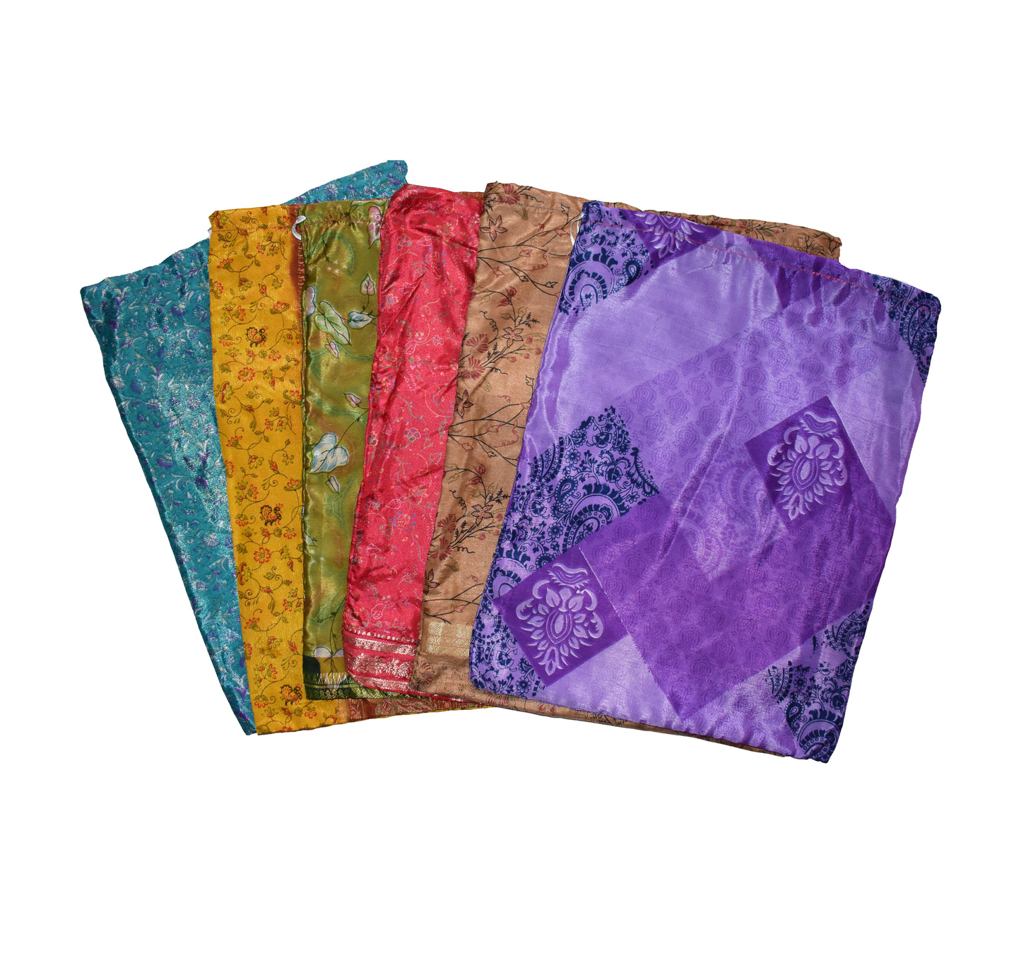 Large Sari Silk Gift Bags (A4)
