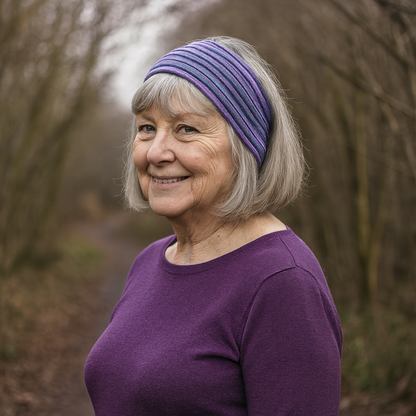 Striped Cotton Hair Band