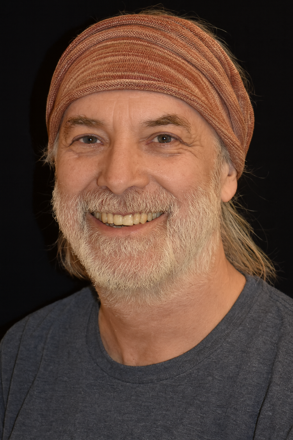 Double Length Striped Cotton Hair Band