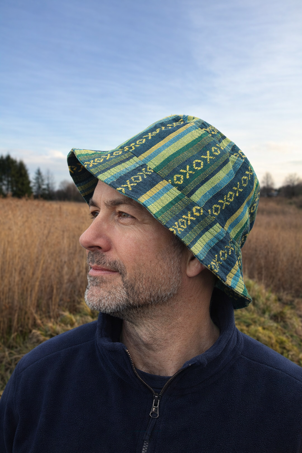 Woven Cotton Bucket Hat