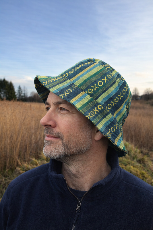 Woven Cotton Bucket Hat