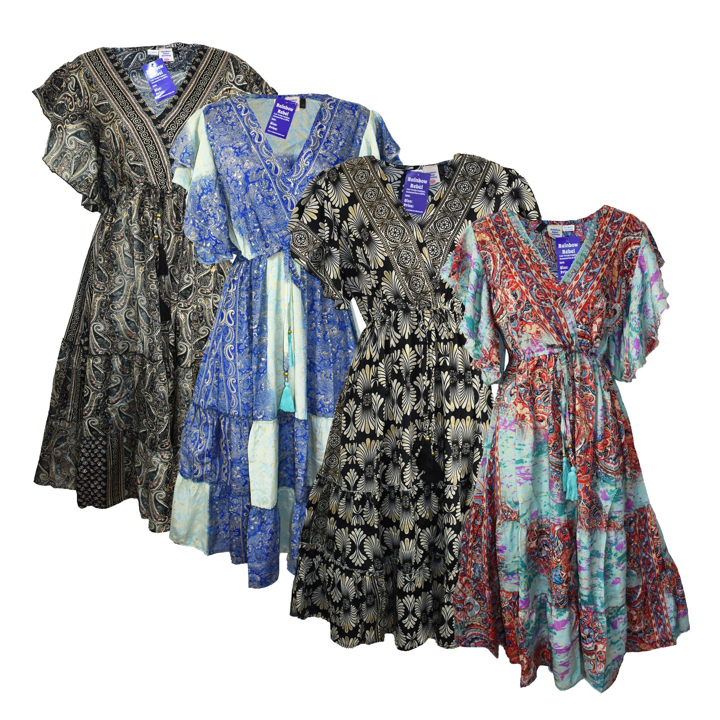 Frill Sleeve Dress