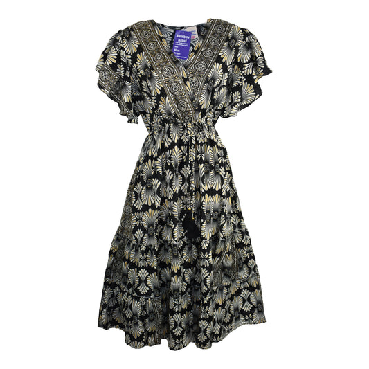 Frill Sleeve Dress