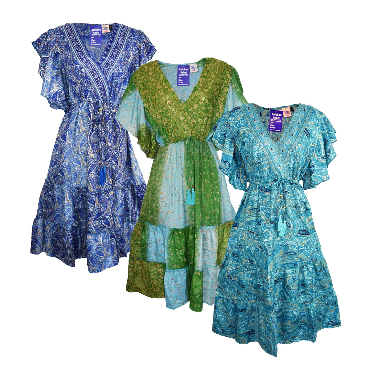 Frill Sleeve Dress