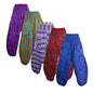 Striped Acrylic Fleece Harem Trousers