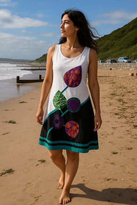 Boho Bloom Tunic Dress