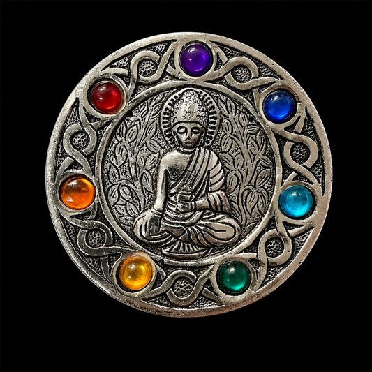 Recycled Aluminium Chakra Buddha Ash Catcher