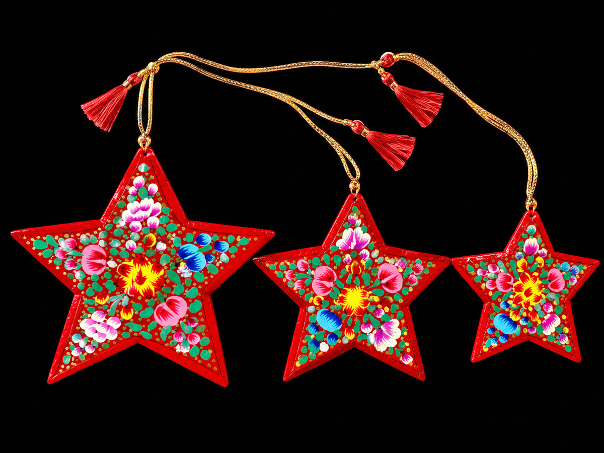 Festive Star Baubles