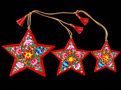 Festive Star Baubles
