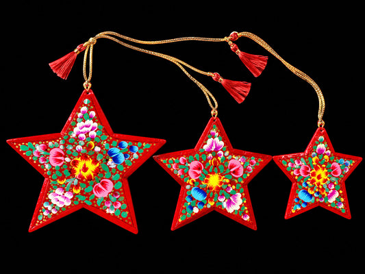 Festive Star Baubles