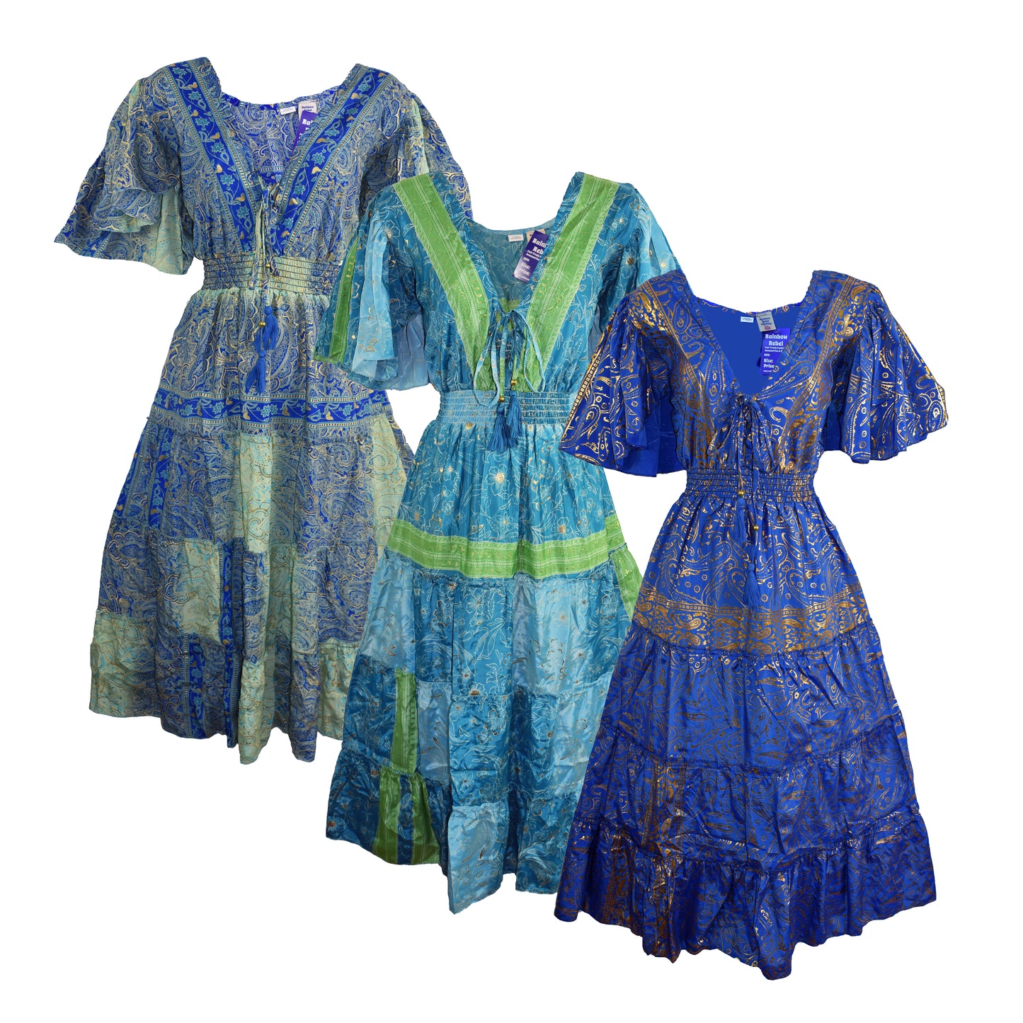 Angel Sleeve Dress