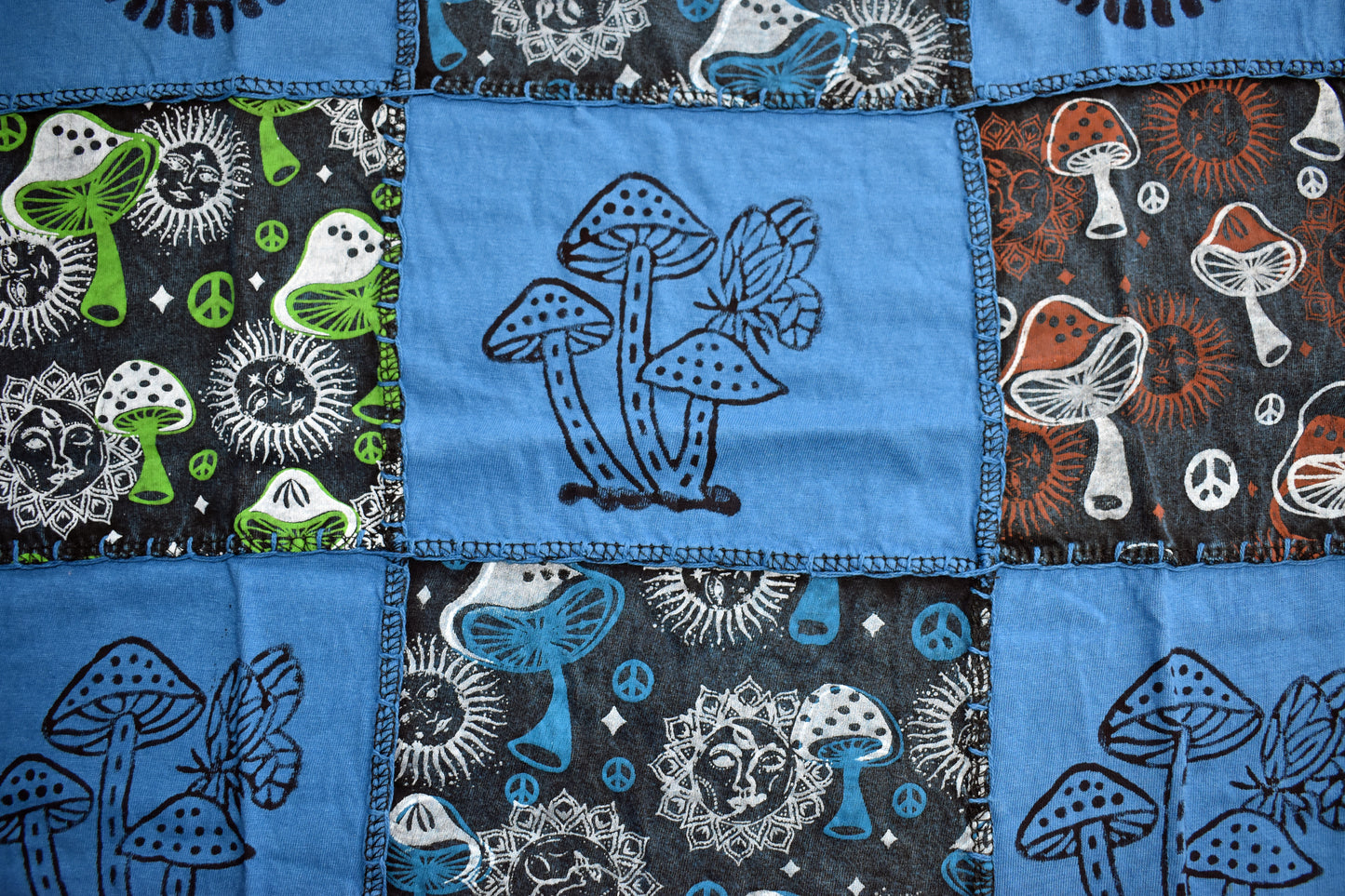Patchwork Mushroom Vest Top