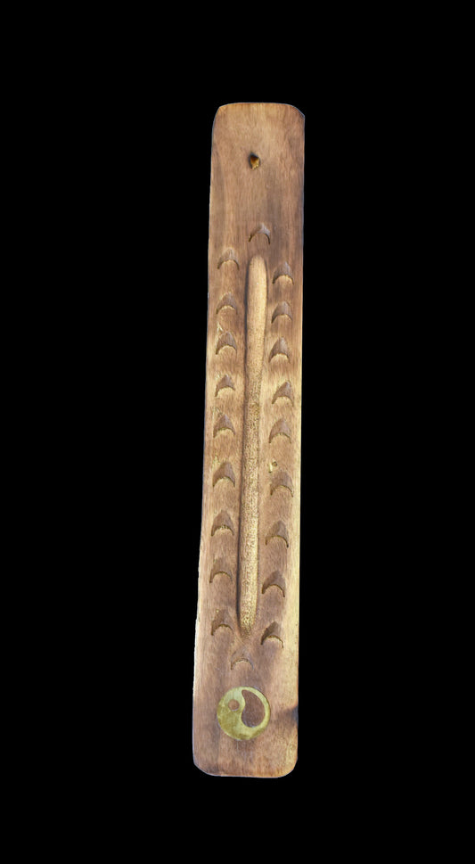 Hand Carved Om Wooden Ash Catcher