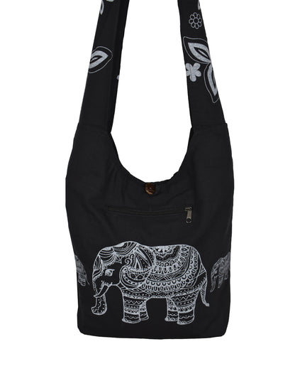 Elephant Print Sadhu Shoulder Bag