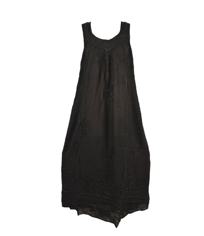 Gaia Embroidered Umbrella Dress