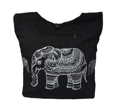 Elephant Print Sadhu Shoulder Bag