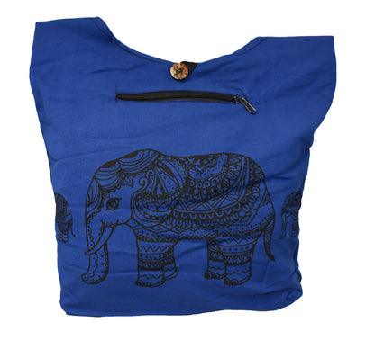 Elephant Print Sadhu Shoulder Bag