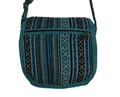 Woven Cotton Shoulder Bag