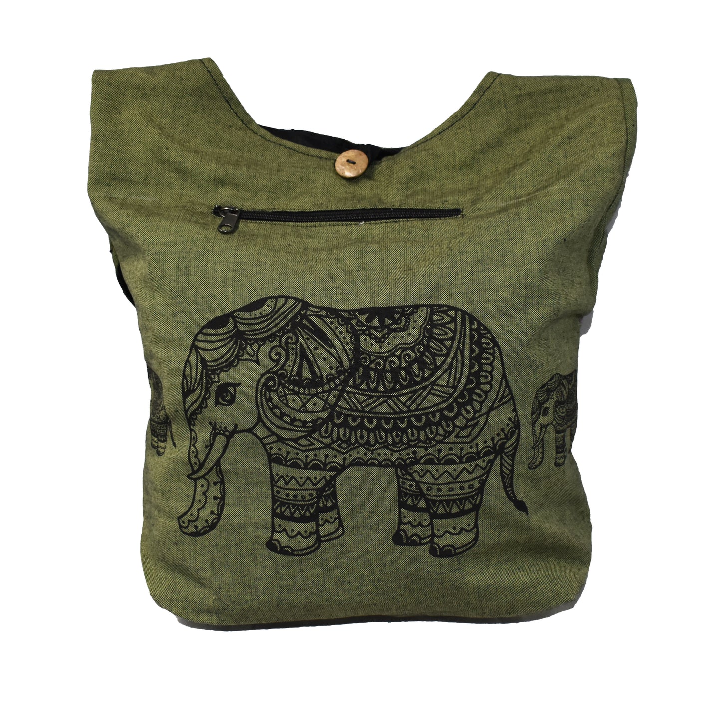 Elephant Print Sadhu Shoulder Bag