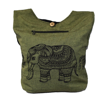 Elephant Print Sadhu Shoulder Bag