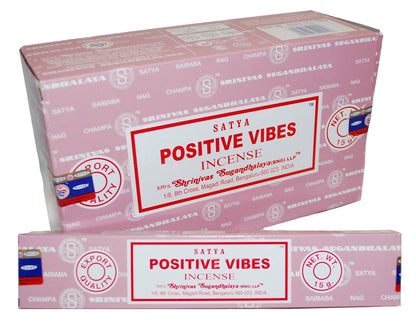 Satya Positive Vibes Incense 15g 12 Sticks