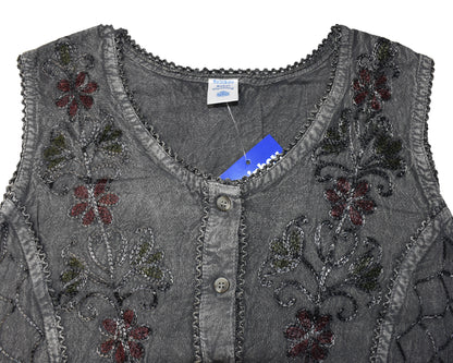 Embroidered Viscose Dress