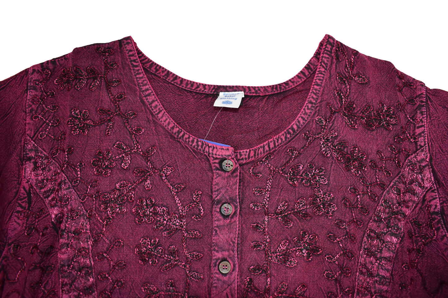 Embroidered Floral Blouse
