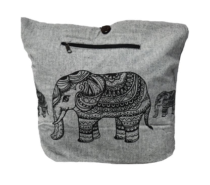Elephant Print Sadhu Shoulder Bag