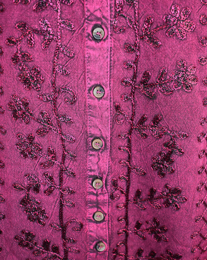 Embroidered Floral Blouse
