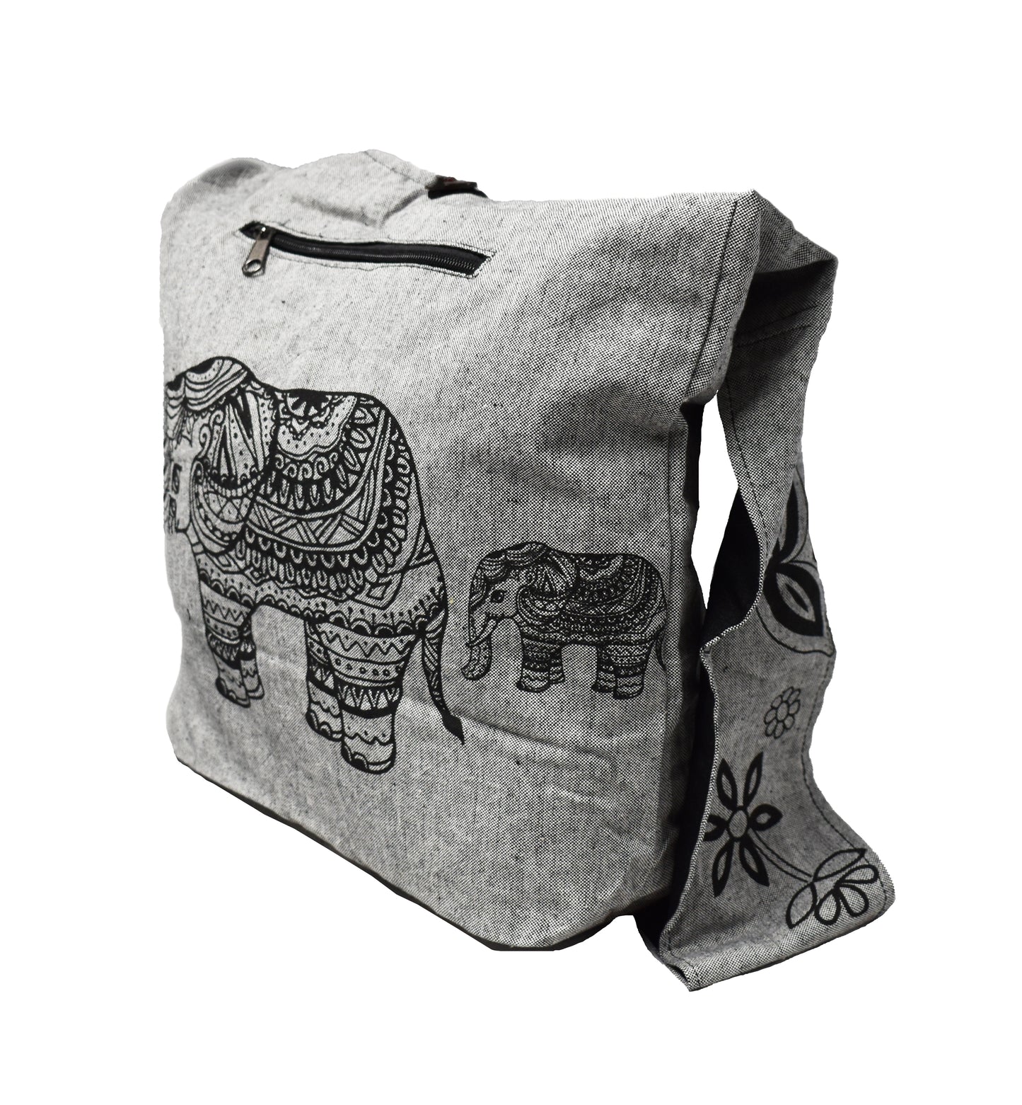 Elephant Print Sadhu Shoulder Bag