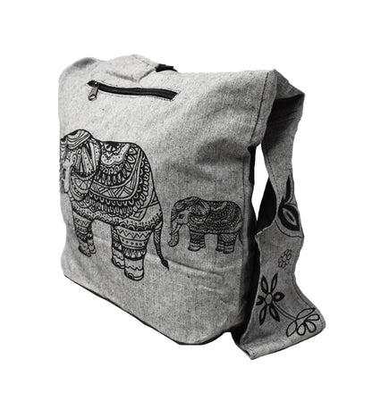 Elephant Print Sadhu Shoulder Bag