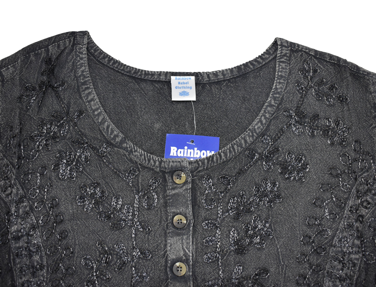 Embroidered Floral Blouse