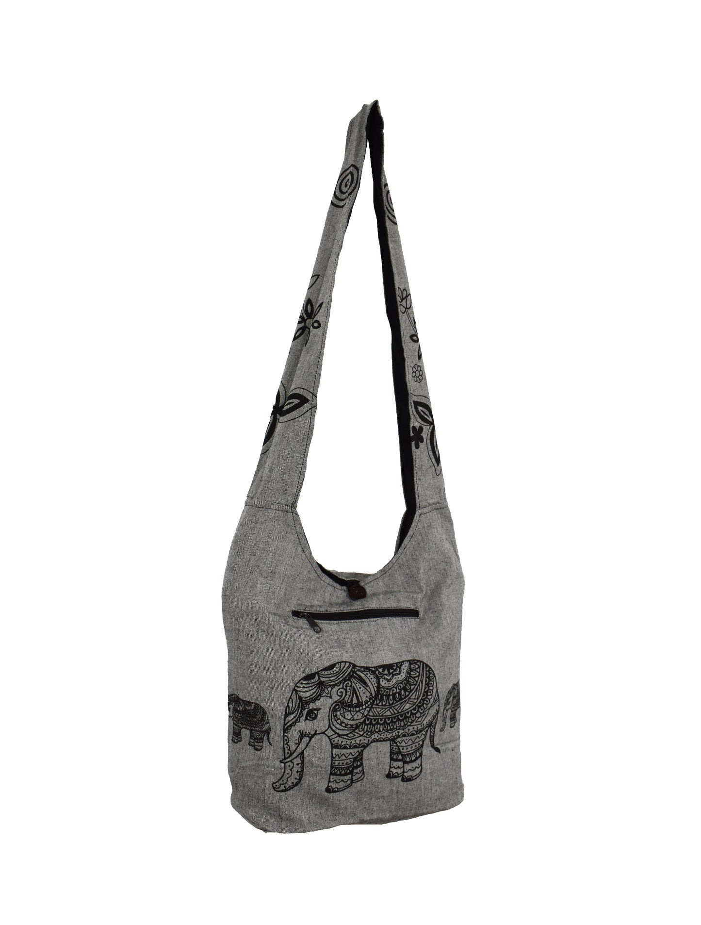 Elephant Print Sadhu Shoulder Bag