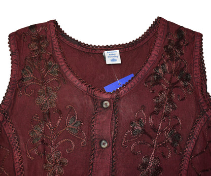 Embroidered Viscose Dress