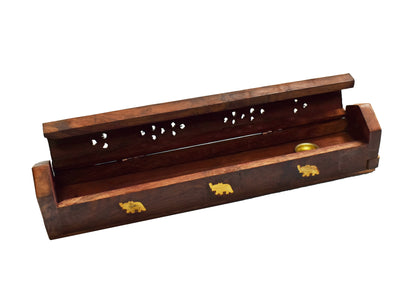 Mango Wood Incense Burner Box