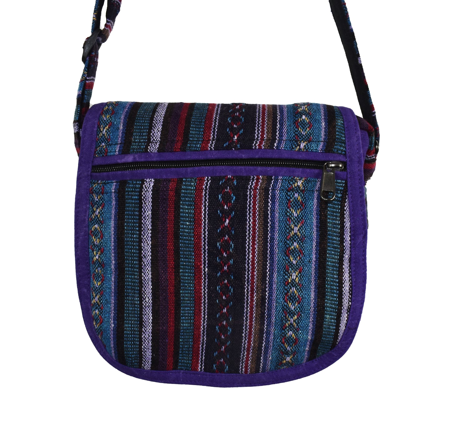 Woven Cotton Shoulder Bag