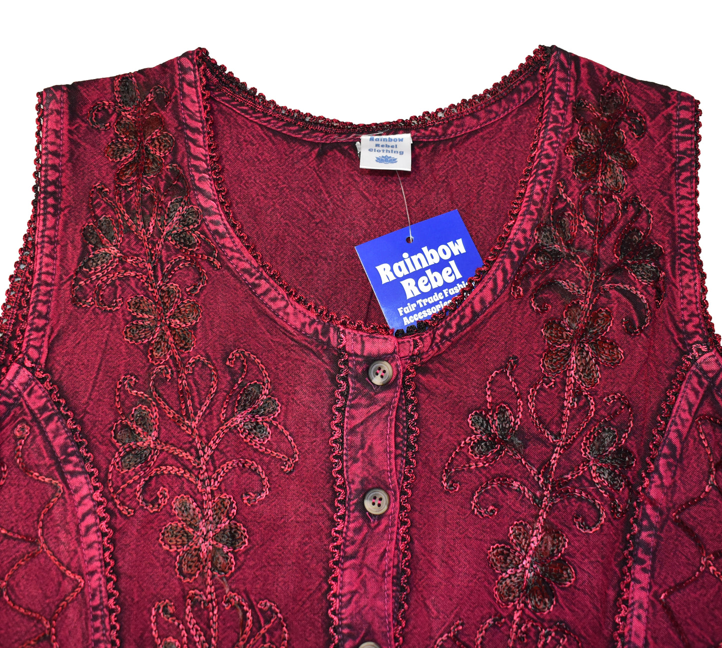 Embroidered Viscose Dress