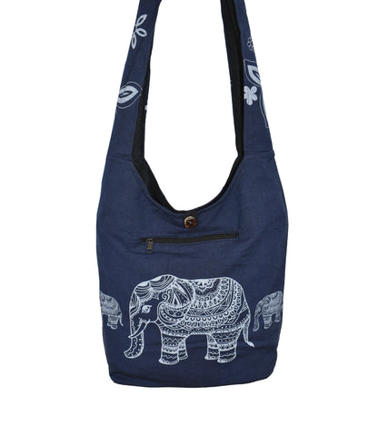 Elephant Print Sadhu Shoulder Bag